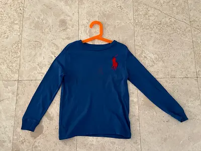 Ralph Lauren Boys Long-Sleeve Round Neck T-Shirt 6 year old