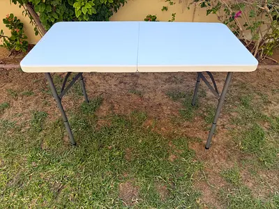 COSMOPLAST Folding Table (White)