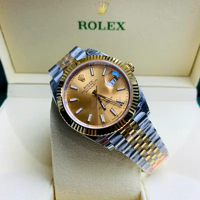 Rolex Datejust 41mm Champagne Index Dial, Unworn 2025