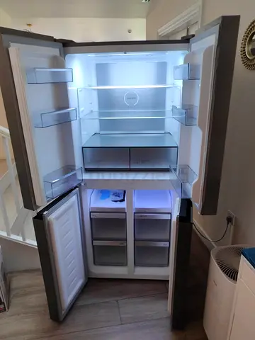 Hitachi 610L Gross 466L Net 4-Door French Door Refrigerator Surround Air Cooling Touch Screen Contro