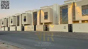 Al Haliyo 2 – Ajman | Two floors + roof | 7 master bedrooms | Includes registration and ownership 