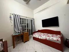 Fully Furnished Bedroom with Balcony for Rent near Sharaf Dg metro