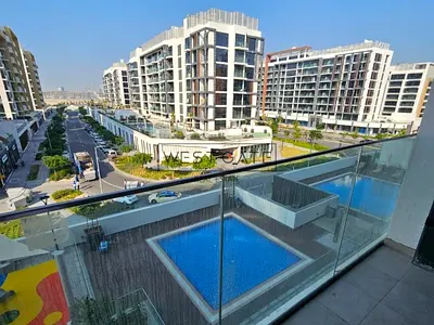 Pool and Boulevard View | Balcony | With Appliances