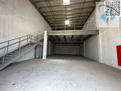 مستودع للإيجار في عجمان الباهية – 3600 قدم – ميزانين – 20 كيلو واط