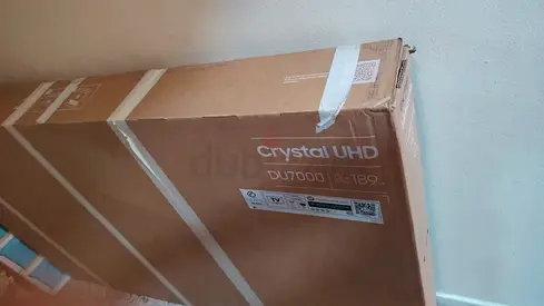 Samsung Crystal UHD 189 cm (75) TV - Boxed, used only for a month