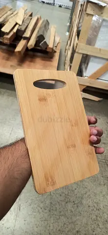 Small Bamboo Cutting/Serving Board with Handle.