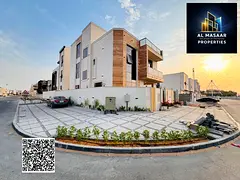 Corner unit in Al Yasmin, Ajman, directly behind the park, opposite the mosque. All-inclusive, freeh
