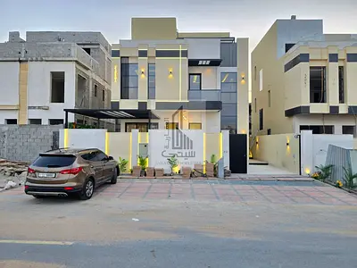 بدون رسوم فيلا مودرن فاخرة جاهز للسكن 5  غرف