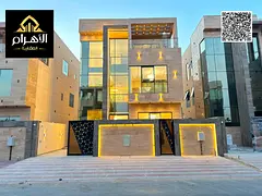 Two-story villa with a roof terrace | 6 bedrooms | Living room and majlis | Turnkey delivery | Inclu