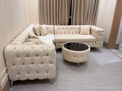 Brand New Sofa Set with Soft Cushions, Strong Wooden Frame, and Modern Luxury Design