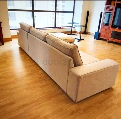 IKEA kivik L Shape Sofa Beige