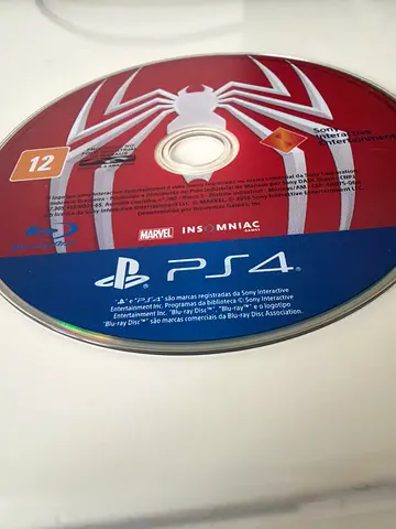 Spider-Man ps4 disc