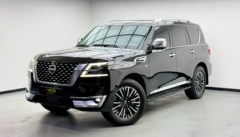 2022 Nissan Patrol LE Platinum, Auto Guard Warranty, Full Nissan Service History, GCC Specs.