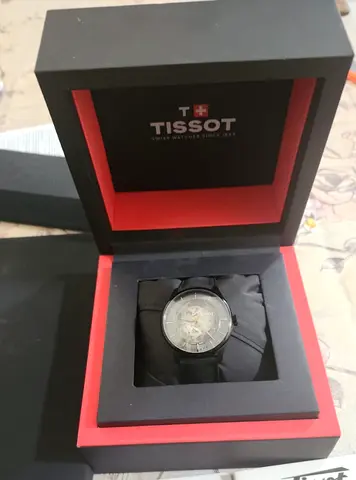 Tissot mens chemin des tourelles 42mm watch with original box