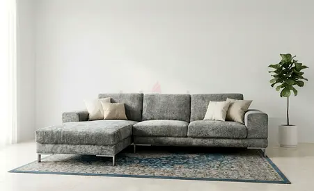 Premium Grey L-Shaped Sofa – Brand New

1. Modern Grey L-Shaped Sofa
Upgrade your living room with t