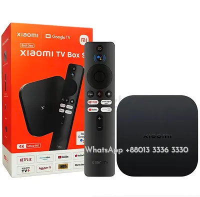 Xiaomi TV Box S (Google TV) 4K - Android TV Streaming Box gen2