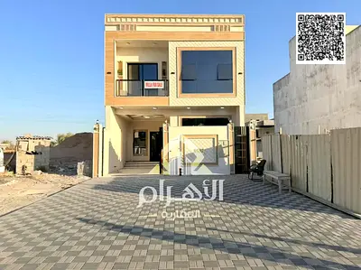 Townhouse on (main street) for sale in Ajman | Al Yasmin area | 5 rooms, majlis, hall and roof | Freehold for all nationalities | Price includes regis