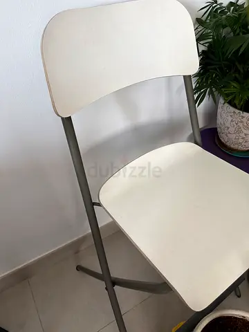 Simple ikea  white chair