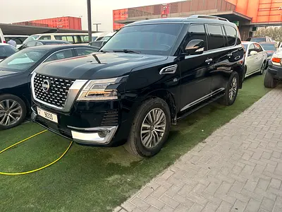 نيسان باترول 2021 خليجي حاله جيده رقم 1
