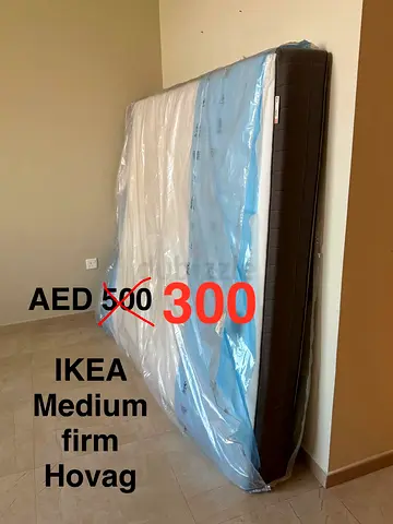 IKEA HOVAG Medium Firm Mattress - king size (Like New)