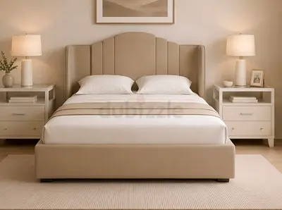 Brànd new beige colour 180*200 king size Bed
