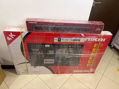 Brand-new 55 4K Smart TV with Soundbar - Still Wrapped (Unopened)