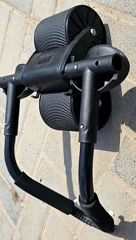 Double Wheel Ab Roller with Knee Pad - Compact Core Trainer