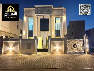 New villa for sale, including registration and ownership fees, opposite the mosque. Ground floor +