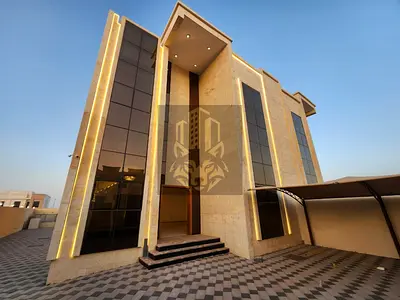 I📢 Golden opportunity for sale – Two attached villas, freehold for Arabs, one ownership, brand new, excellent specifications. 📍 Location: (Sharjah,