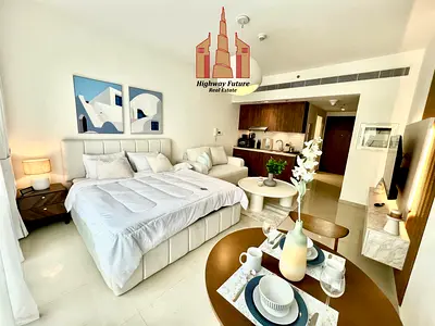 Pool View Fully Furnished Luxurious Studio |Uptown Alzahia Gated Community