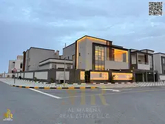 Modern Corner Villa Facing Azha | 5,500 Sq.Ft. | 5 Master Bedrooms | External Annex | Contemporary F