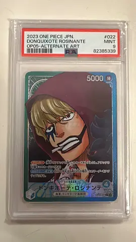 PSA 9 Donquixote Rosinante OP05-Alternate Art 2023 One Piece Card