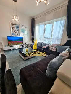 For sale Fully furnished one-bedroom apartment with a hall, with open view, including all services,