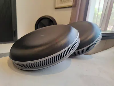 IQAir Atem Desk personal air purifier (Swiss-made HyperHEPA filter, disc-shaped design) 2 units