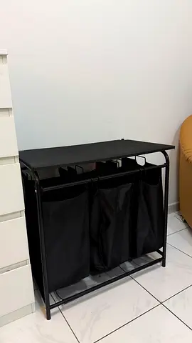 Laundry basket with table top