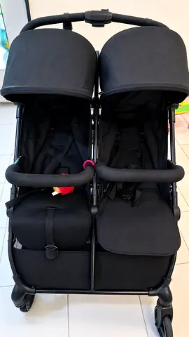 Huack Double Side-by-Side Twin Stroller - Comfortable Lightweight Pram