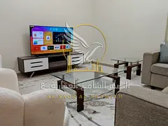 Furnished 3BR apartment in Al Rawda 3 with new furniture, 3 bathrooms, fully equipped, bills and int