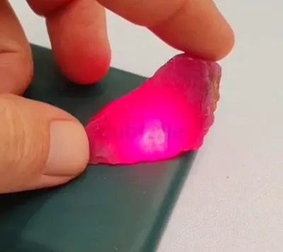 Rough Ruby Gemstones Pinkish Color Origin Pakistan