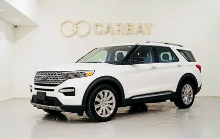 AED 1551 PM | FORD EXPLORER LIMITED HYBDIRD 2021 | AGENCY WARRANTY AUG 2026 | SINGLE OWNER | GCC