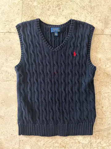 Ralph Lauren Boys Pullover Knit Vest 6 year old