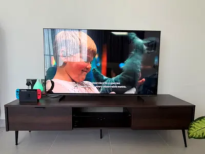Modern TV Unit / Media Unit - Dark Wood