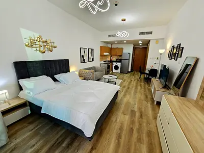 Pay Monthly or Yearly | Elegant Furnished with Wooden Flooring | Amazing Amenites