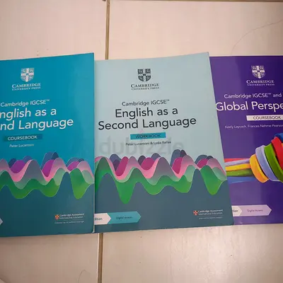 Cambridge IGCSE English as a Second Language coursebooks and workbook set