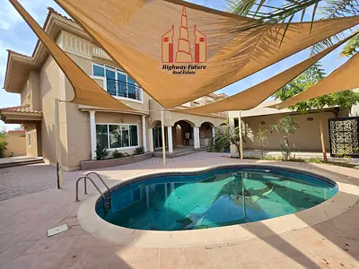 Private pool wardrobes parking balcony central ac 5 bedroom neat and clean villa big hall maid room 160k