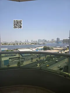 1BR apartment for annual rent in Orient Towers, Ajman, with sea view, 2 bathrooms, balcony, free gym