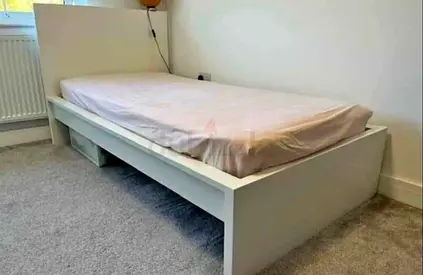 IKEA malam bed with mattress 90x200cm