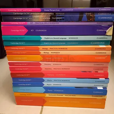 Cambridge IGCSE  O Level coursebooks and workbooks - full set (multiple subjects)