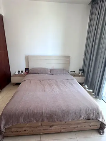 Queen Bed Frame + Mattress + I Modern | Very Good Condition