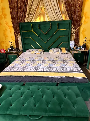 Luxurious custom bed set for sale