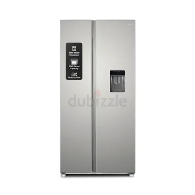 Krome 600L Side by Side Refrigerator with Water Dispenser, KR-SBS600WM